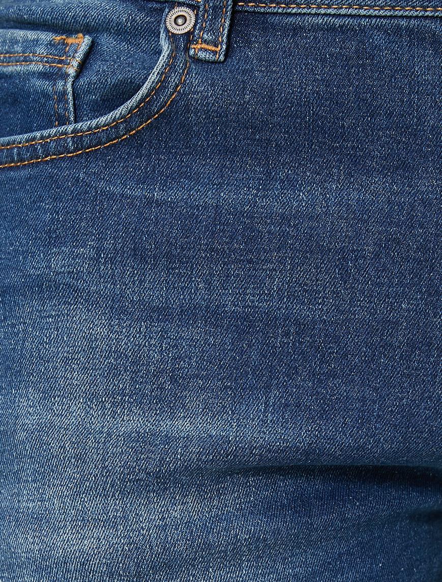   Straight Fit Boru Paça Kot Pantolon - Mark Jean