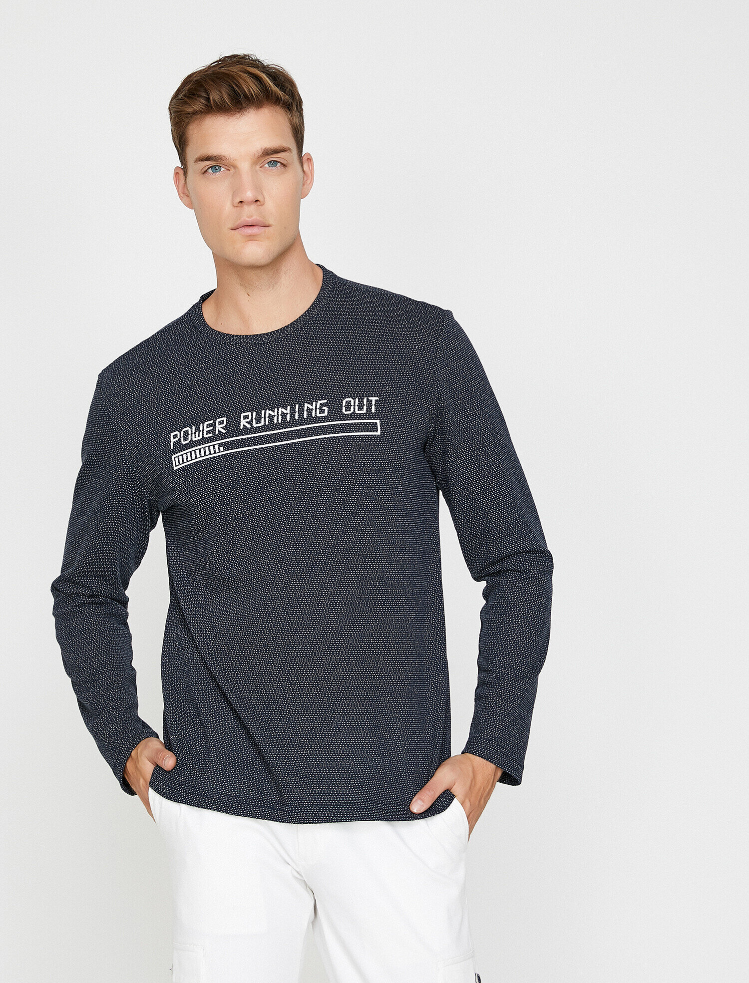   Baskılı Uzun Kollu Tişört