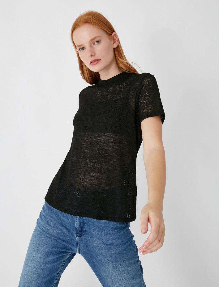  Bisiklet Yaka Tişört