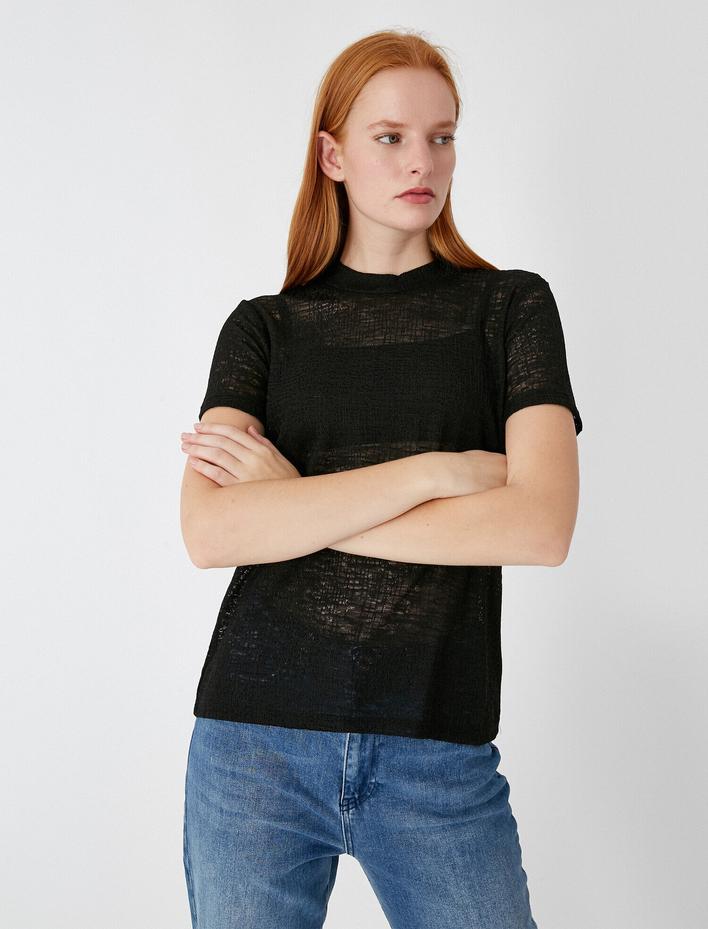  Bisiklet Yaka Tişört