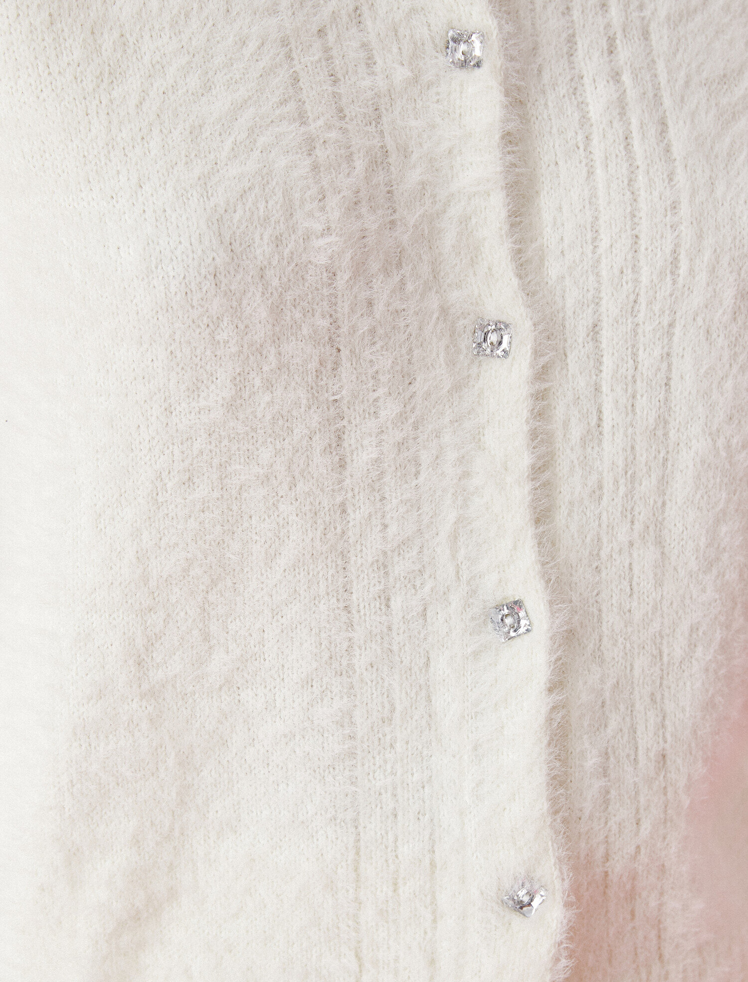   Bisiklet Yaka Düğme Detaylı Triko Hırka