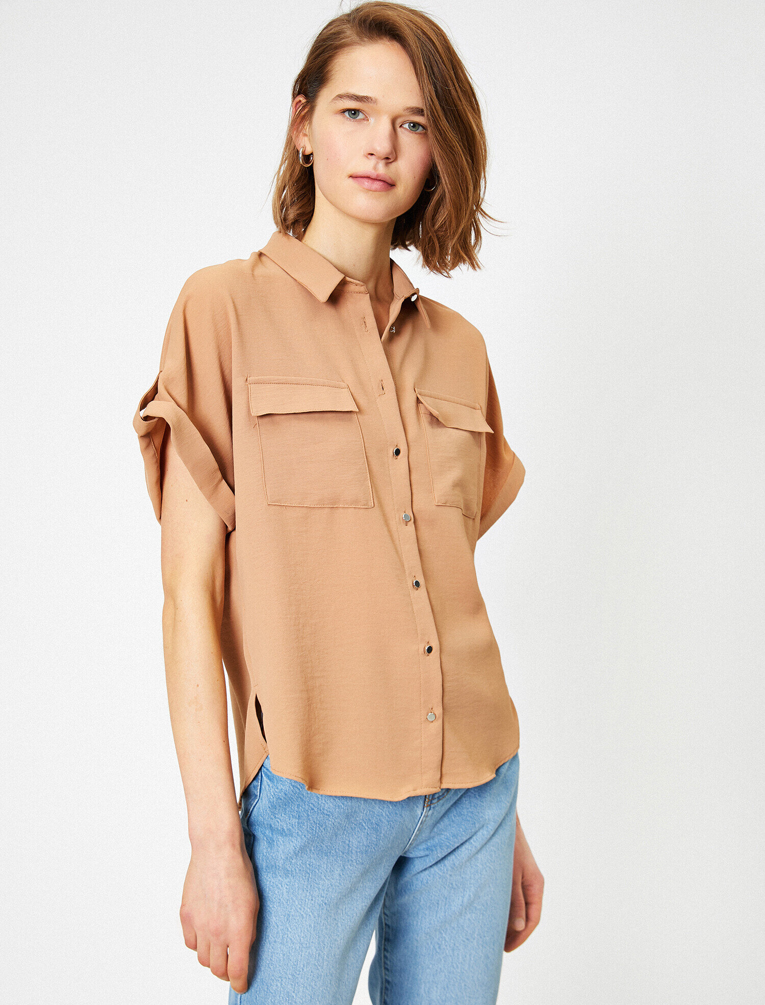   Cep Detaylı Gömlek