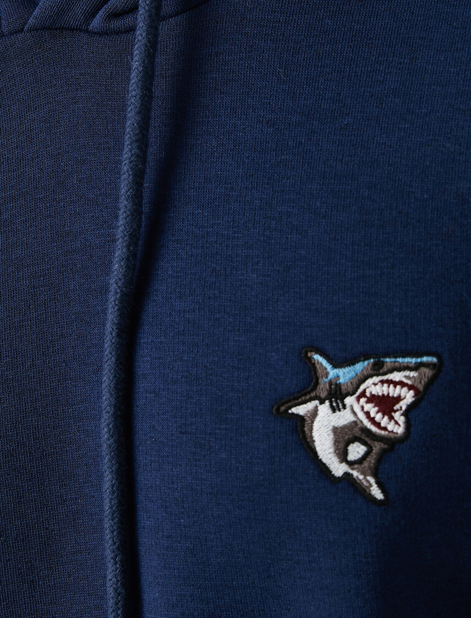   Kapüşonlu İşlemeli Uzun Kollu Sweatshirt