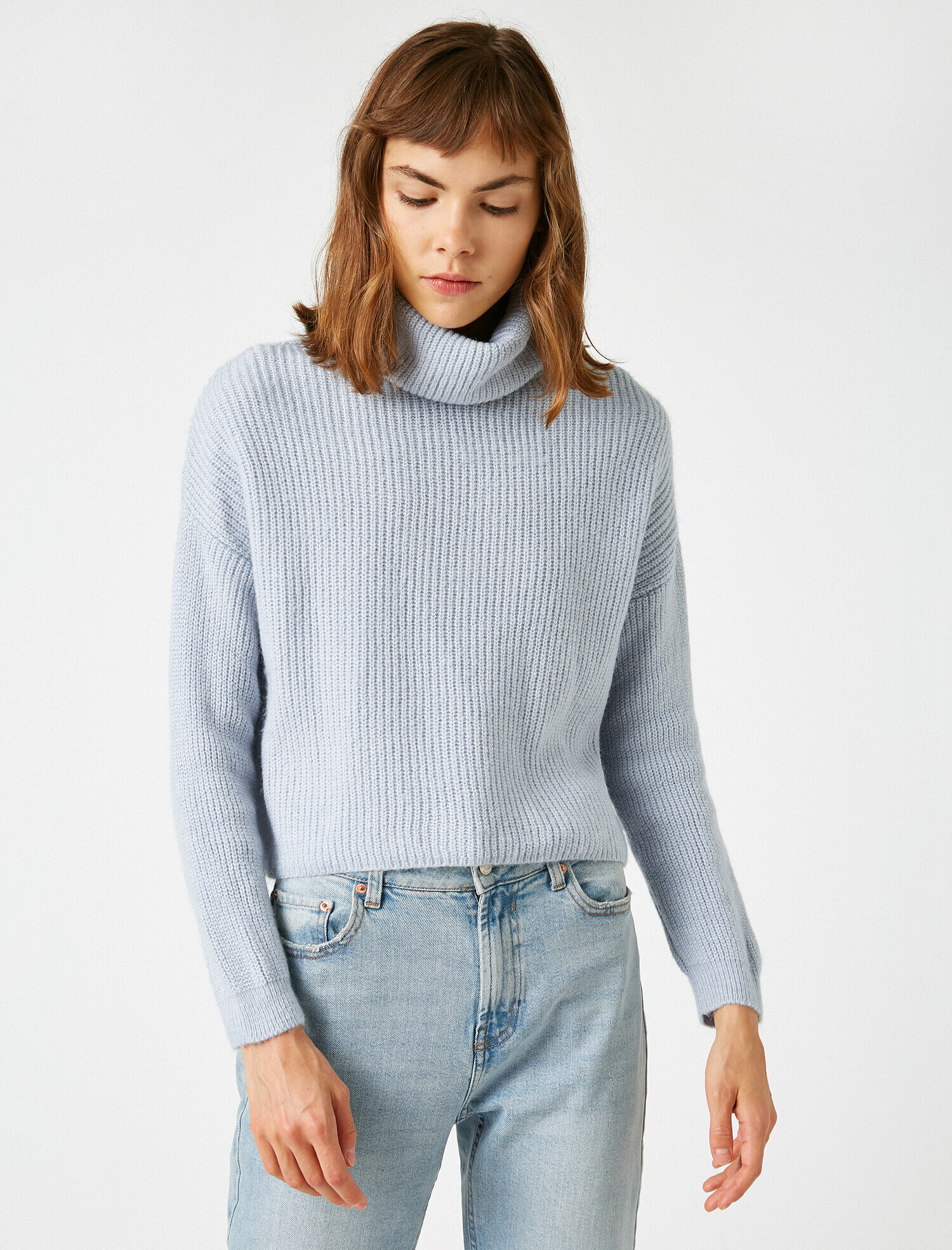   Balıkçı Yaka Triko Kazak