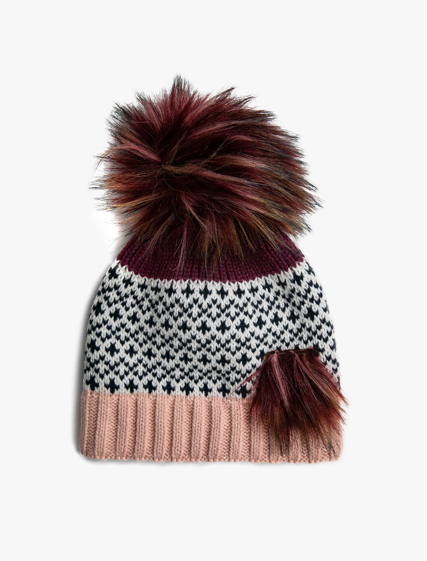  Kız Çocuk Ponpon Detaylı Bere Seti