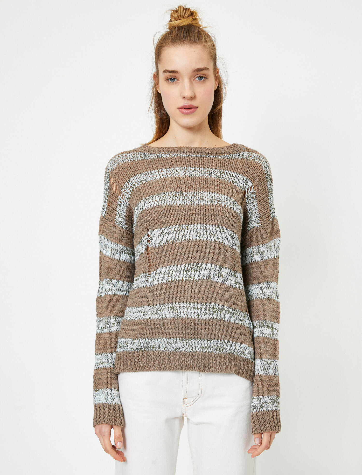   Örgülü Triko Kazak