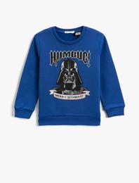 Star Wars Lisanslı Baskılı Sweatshirt