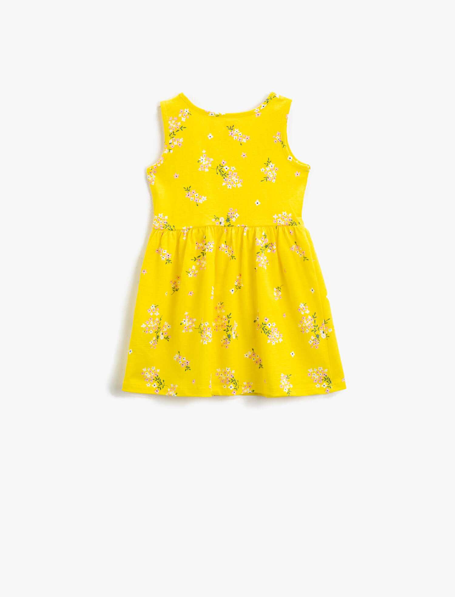  Kız Bebek Çiçekli Yazlık Elbise Pamuklu