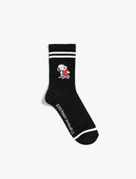 Snoopy Lisanslı Çorap