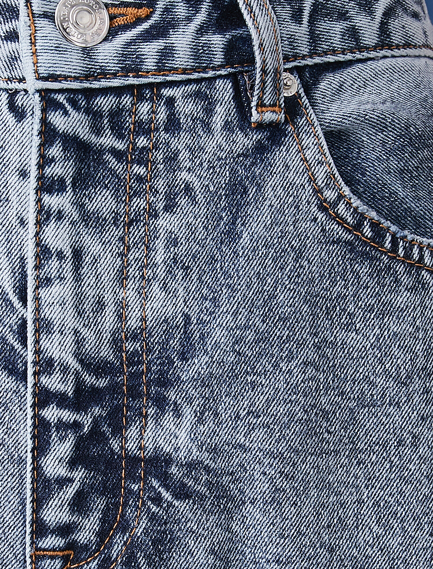   Bol Paça Yüksek Bel Kot Pantolon - Bianca Jean