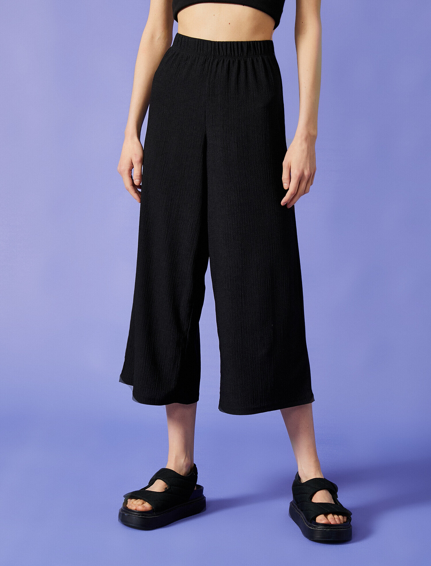   Kısa Pantolon Geniş Paça