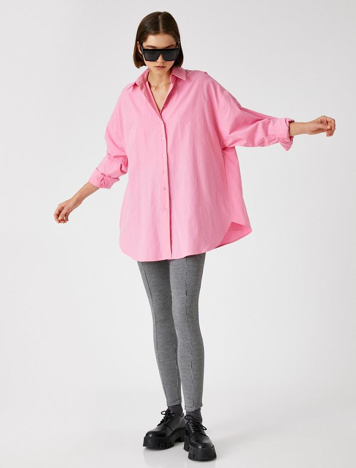  Yüksek Bel Düz Tayt