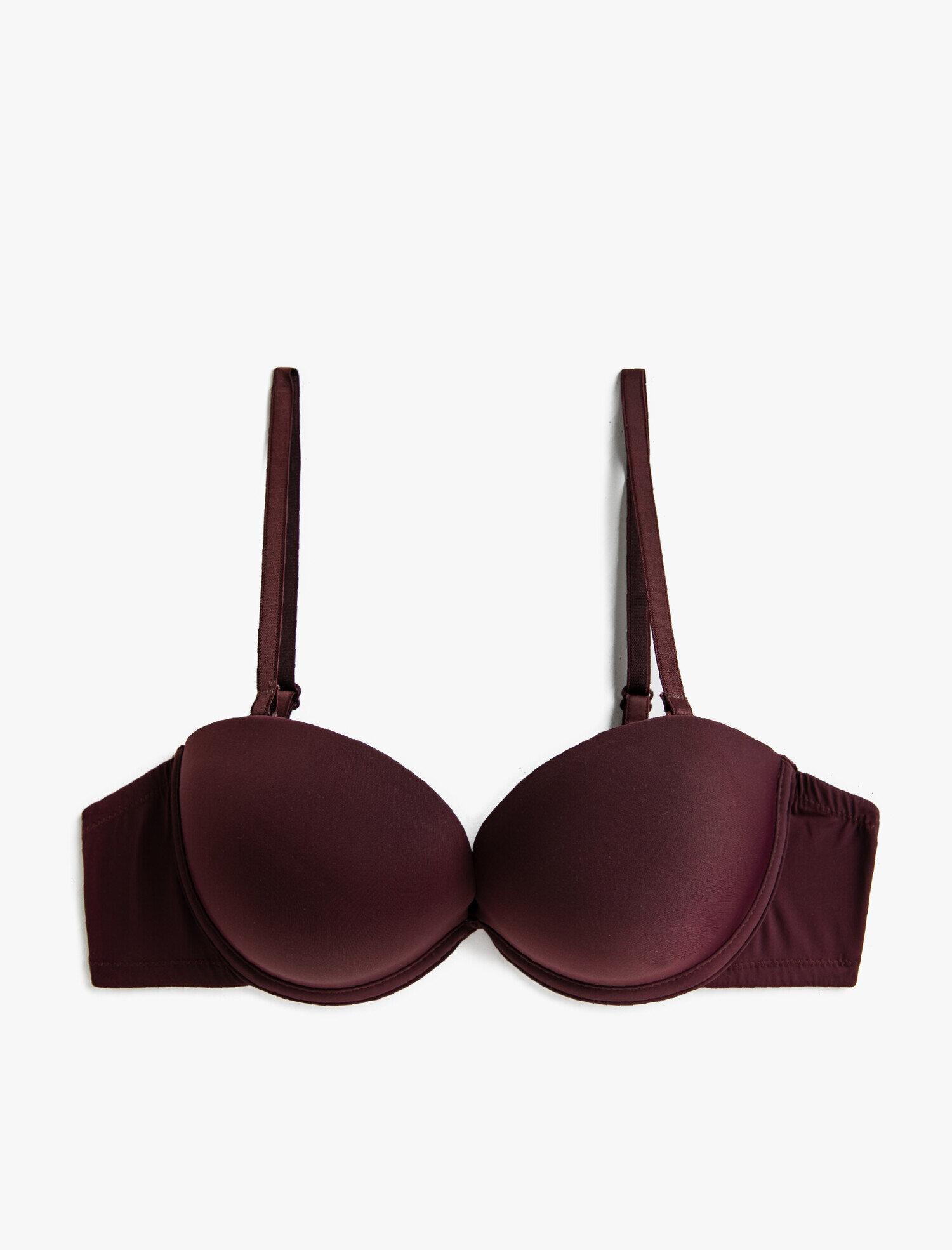   Destekli Sütyen Straplez Ekstra Dolgulu Balenli Kaplı