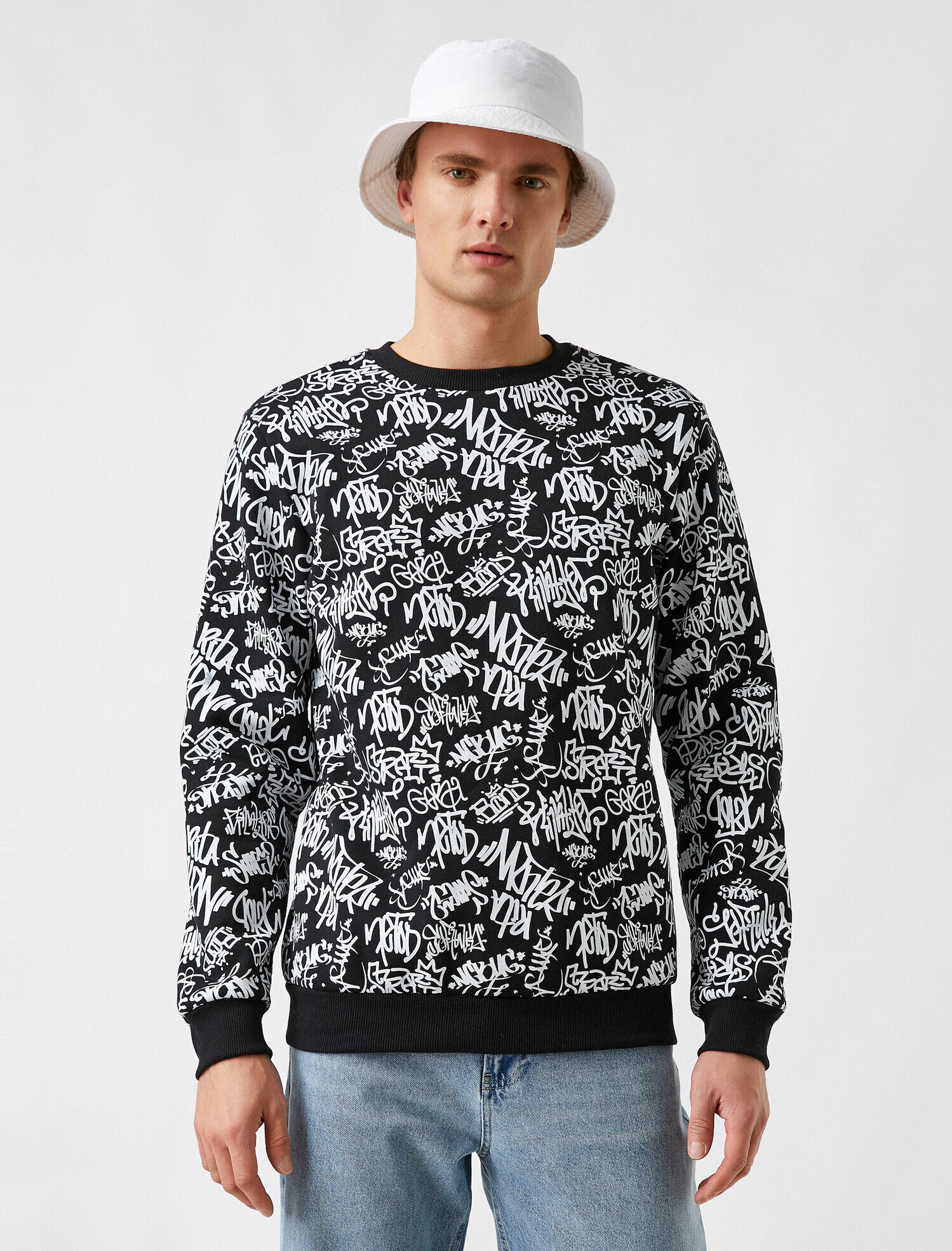   Baskılı Sweatshirt