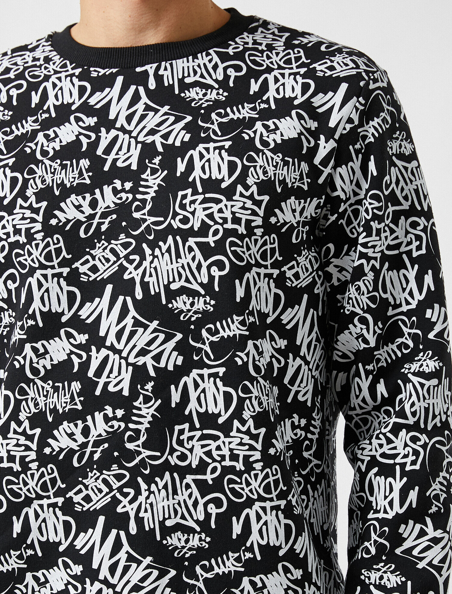   Baskılı Sweatshirt