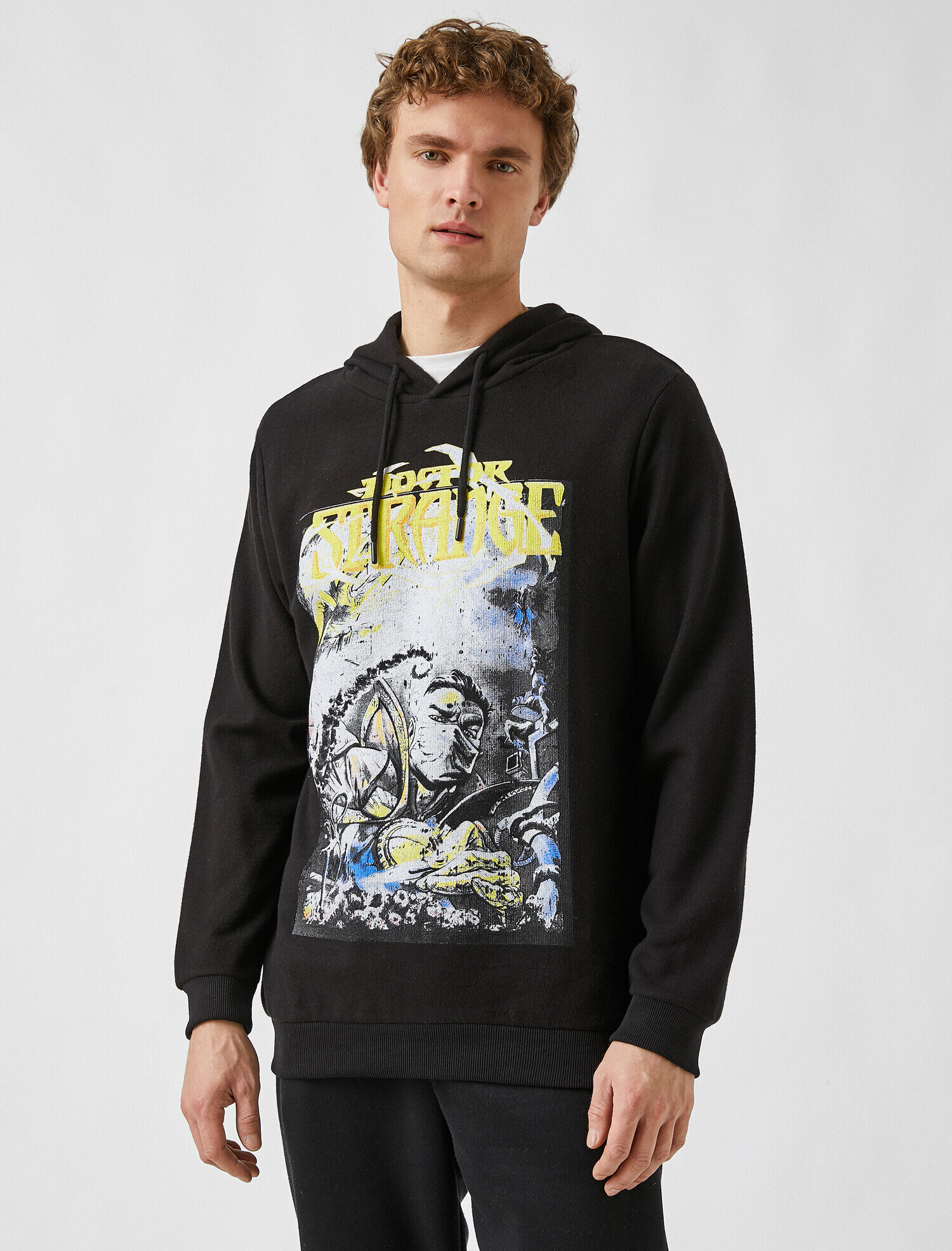   Doctor Strange Kapüşonlu Sweatshirt Lisanslı Baskılı