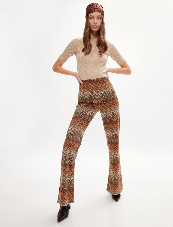  Yarım Kollu Bisiklet Yaka Triko Kazak