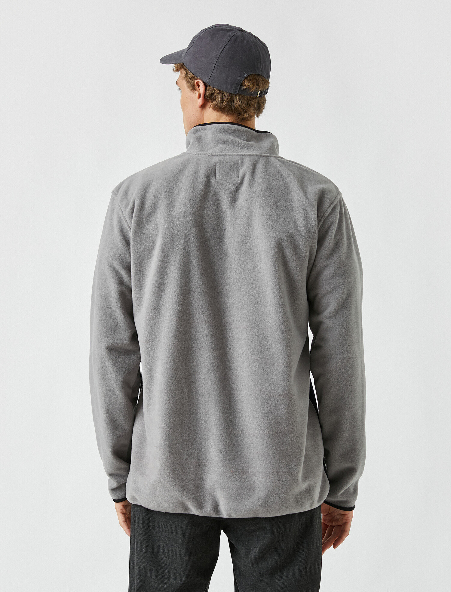   Yarım Fermuarlı Polar Sweatshirt