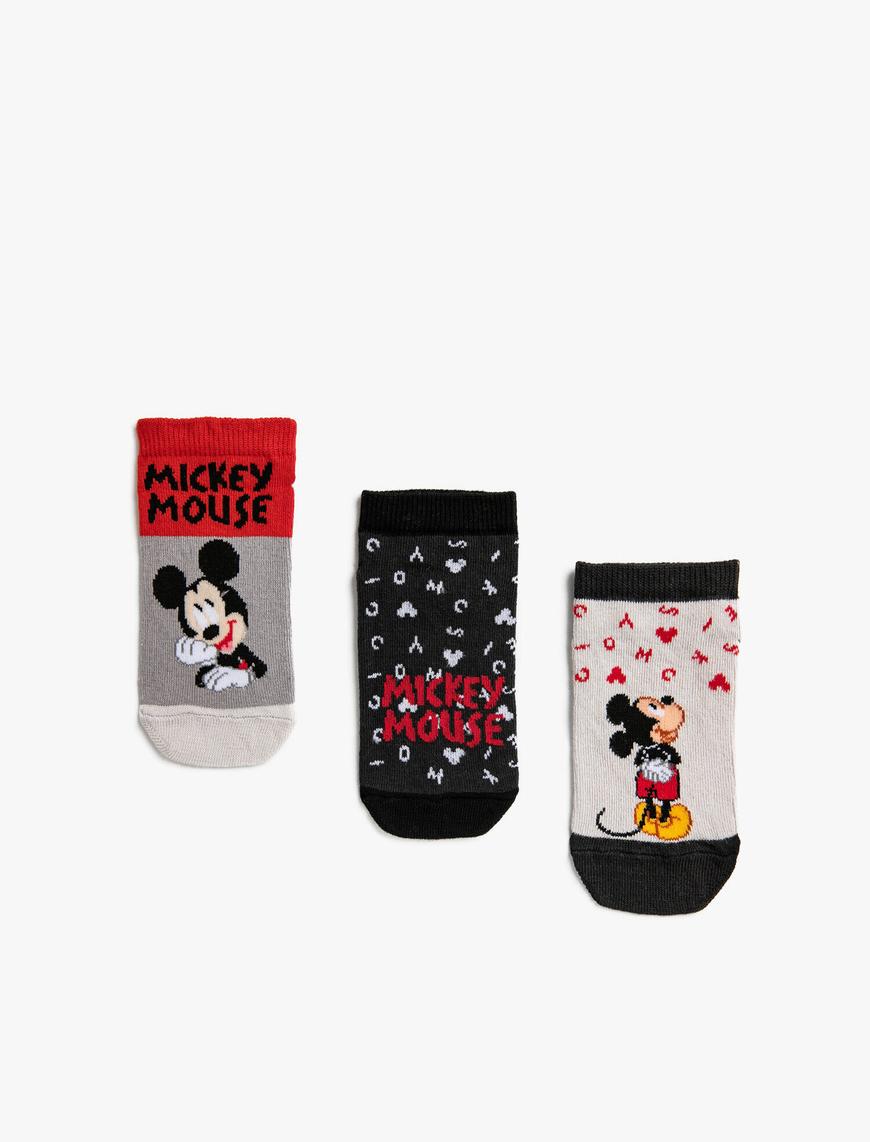  Erkek Çocuk Mickey Mouse Lisanslı Çorap