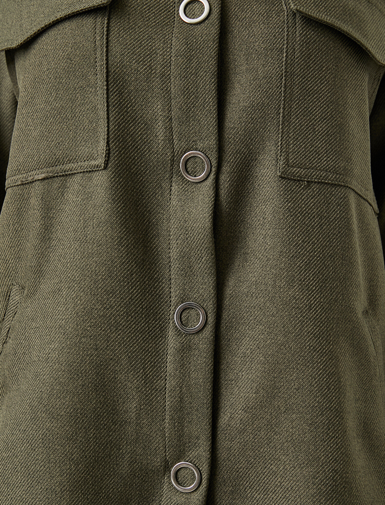   Çıtçıtlı Cepli Ceket