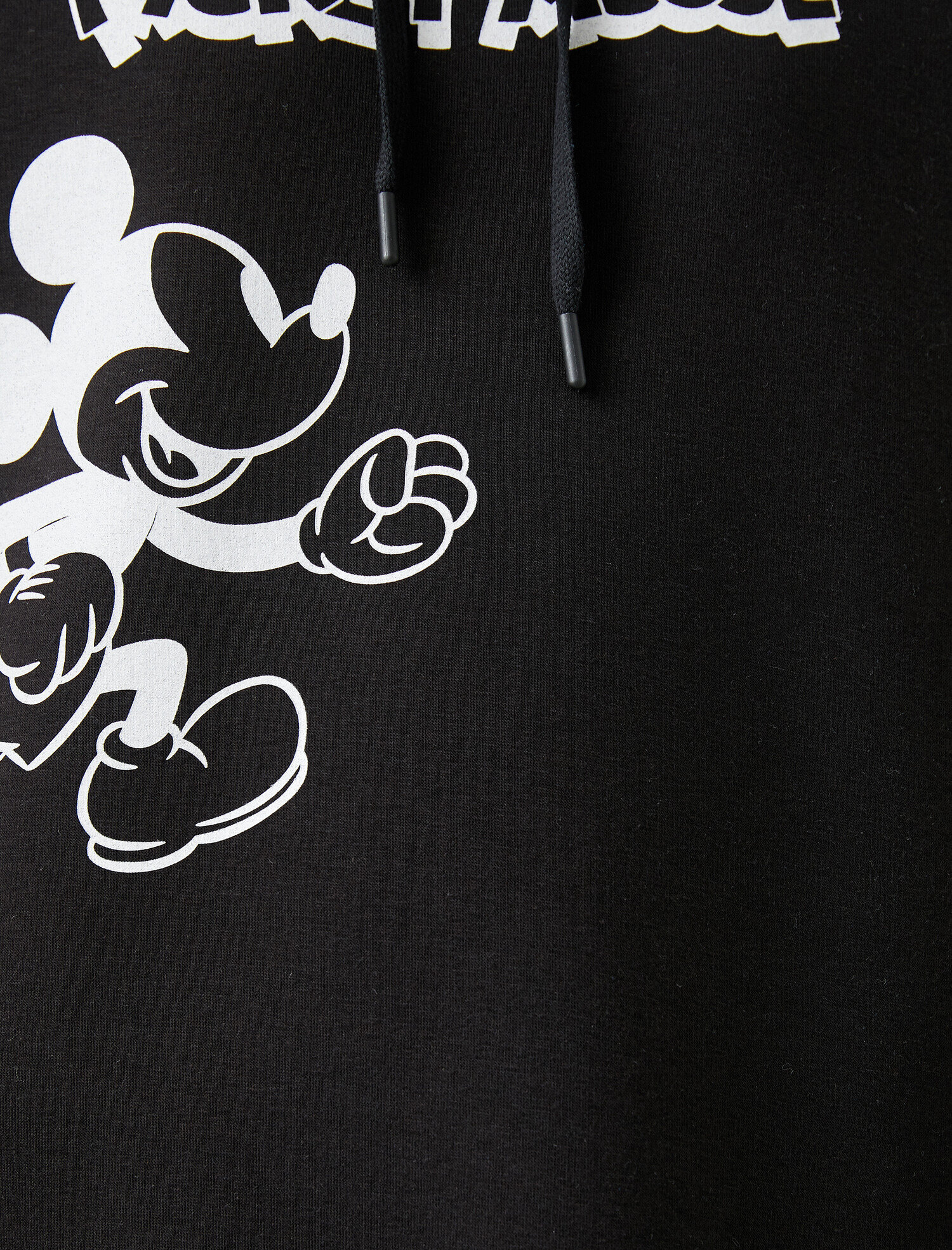 Disney Mickey Mouse Lisanslı Kapüşonlu Baskılı Sweatshirt