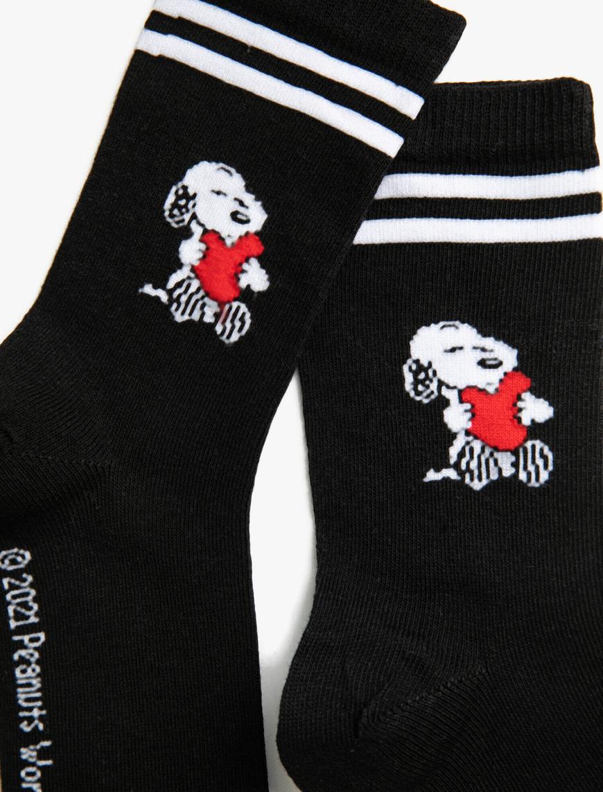  Kadın Snoopy Lisanslı Çorap
