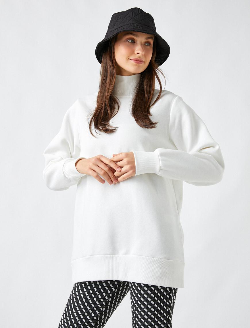   Balıkçı Yaka Oversize Tunik