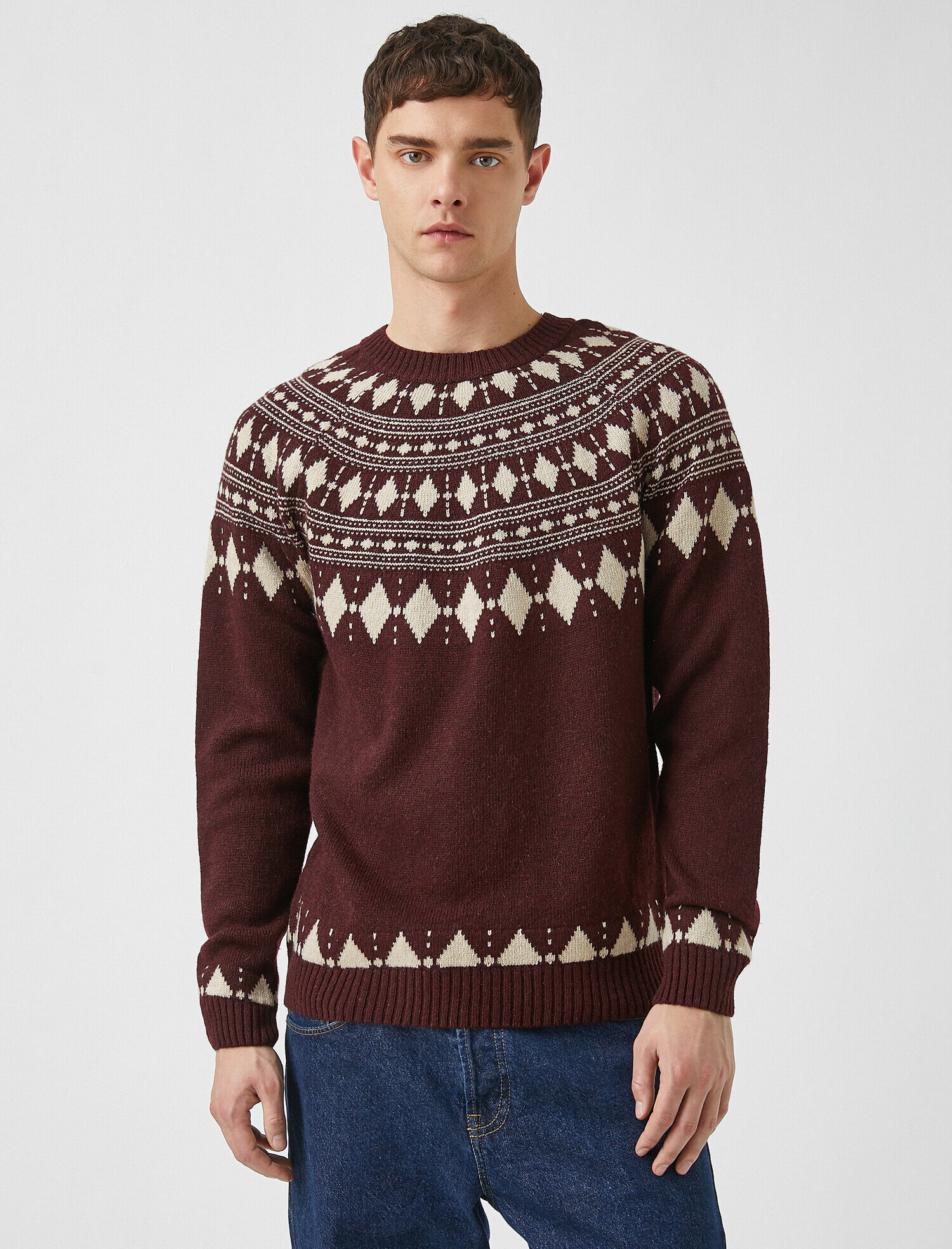 Reglan Kol Jakarlı Kazak