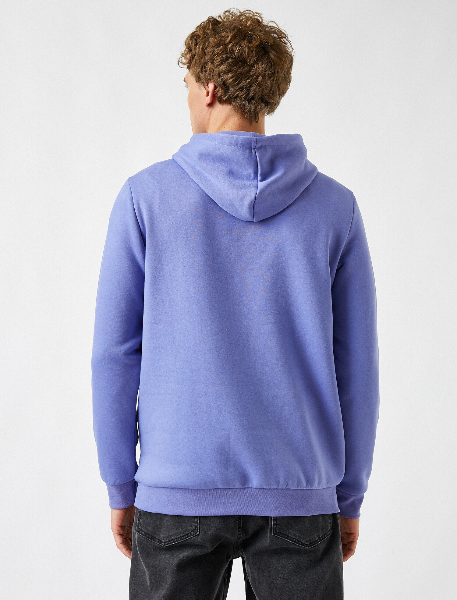   Baskılı Kapüşonlu Sweatshirt