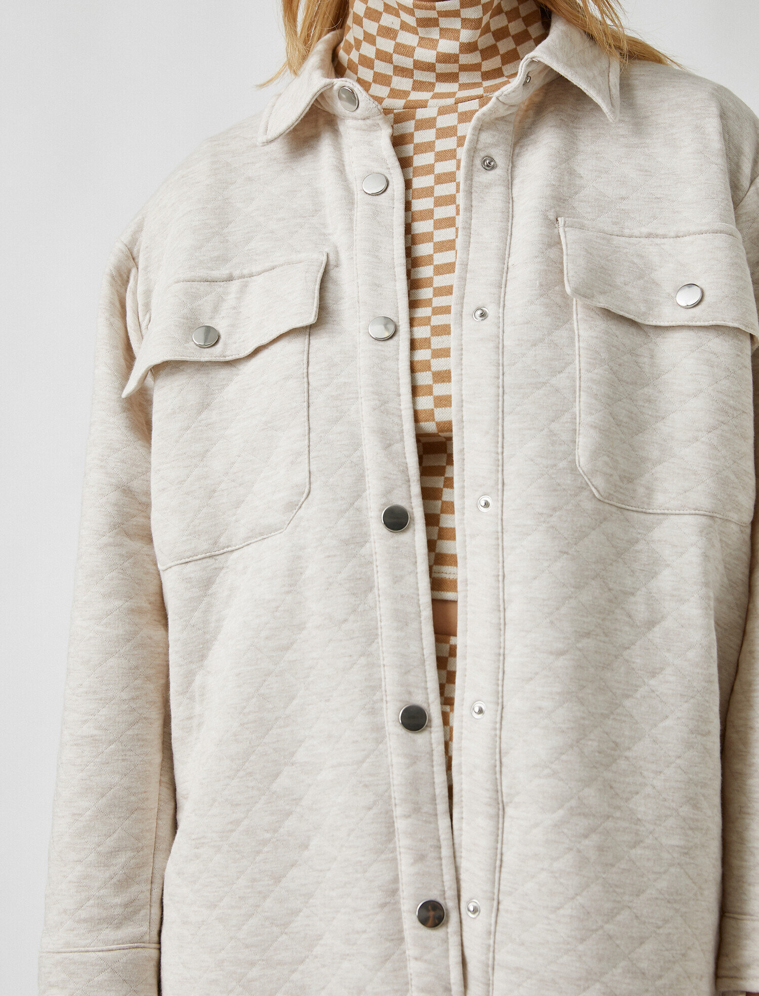   Kapitone Cepli Ceket