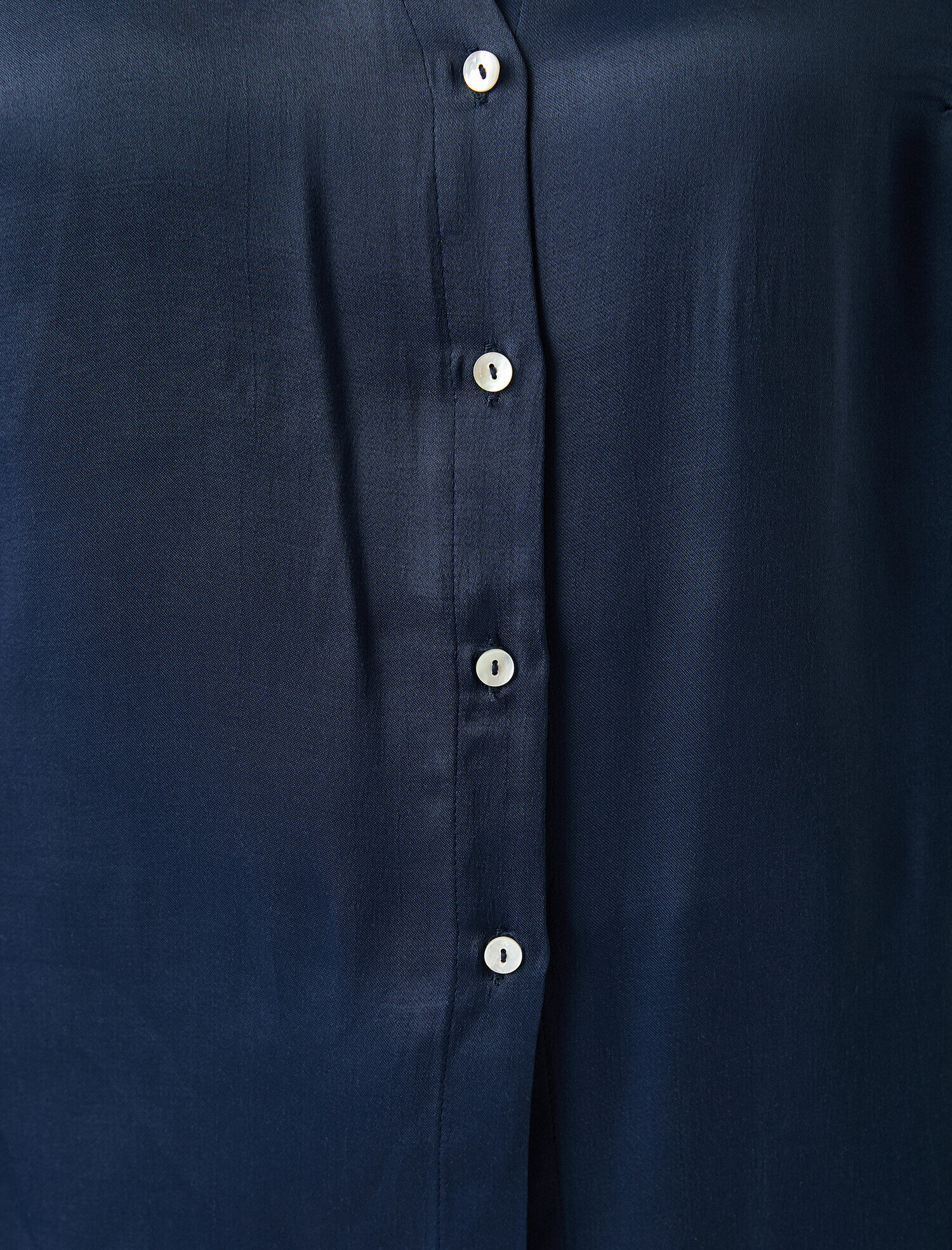   Uzun Kollu Saten Gömlek