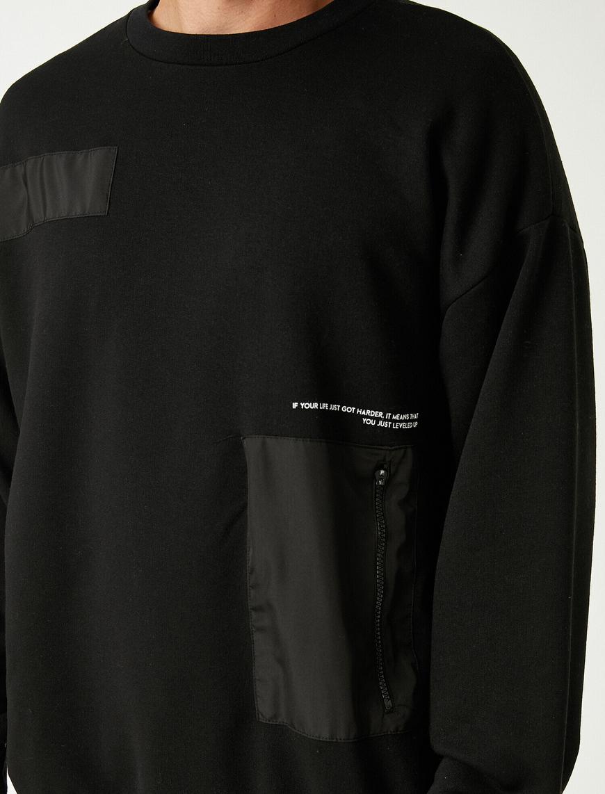   Fermuar Cepli Oversize Sweatshirt