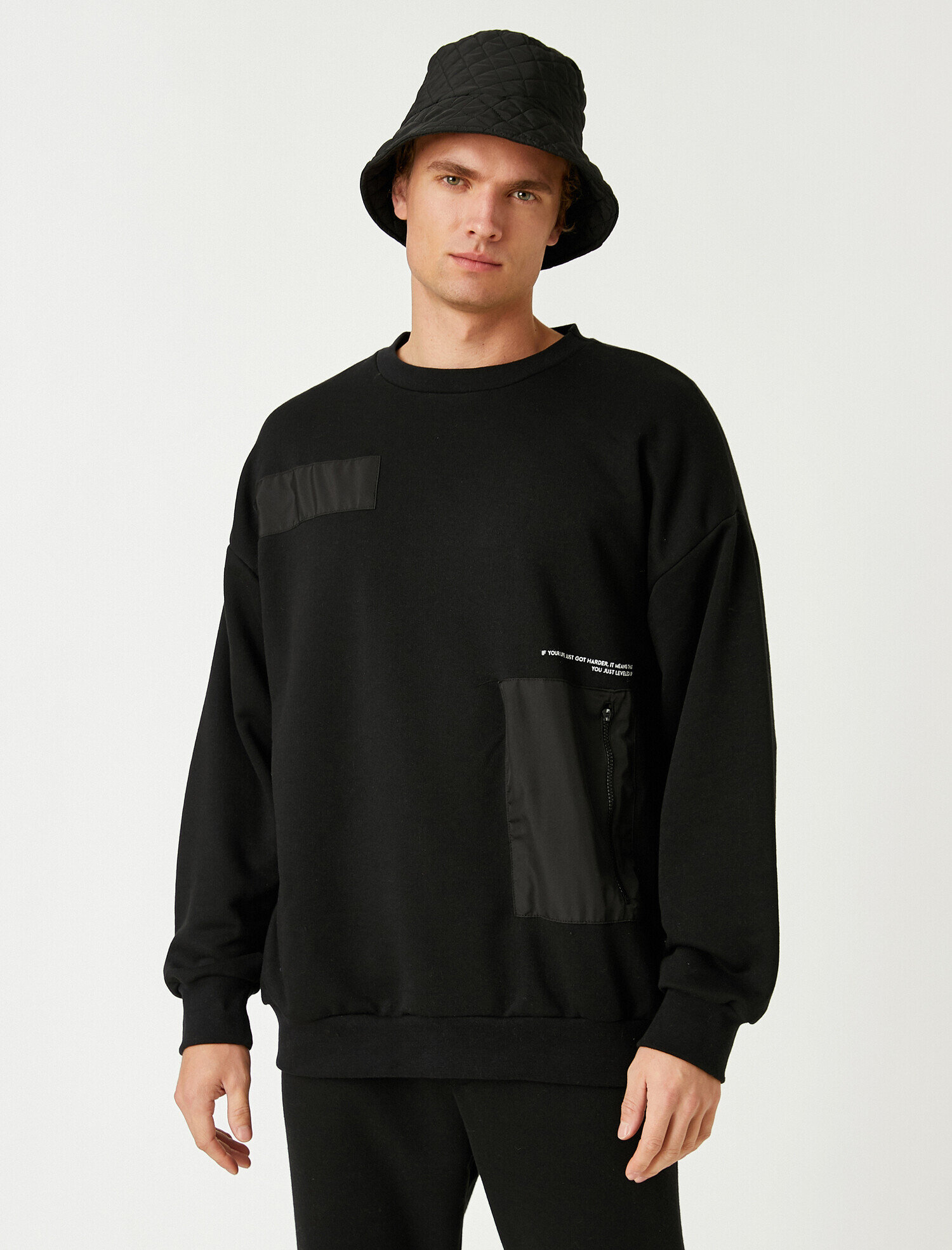   Fermuar Cepli Oversize Sweatshirt