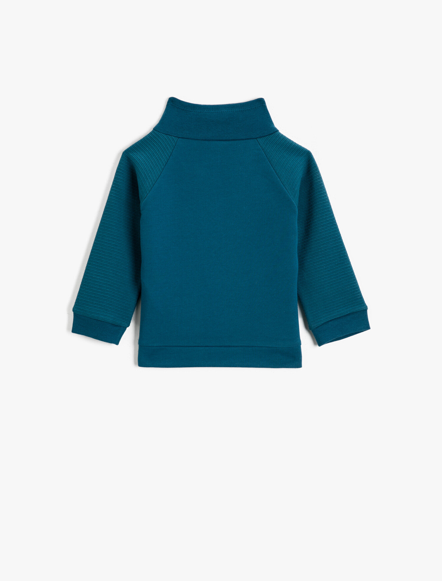  Erkek Bebek Desenli Sweatshirt Dik Yaka