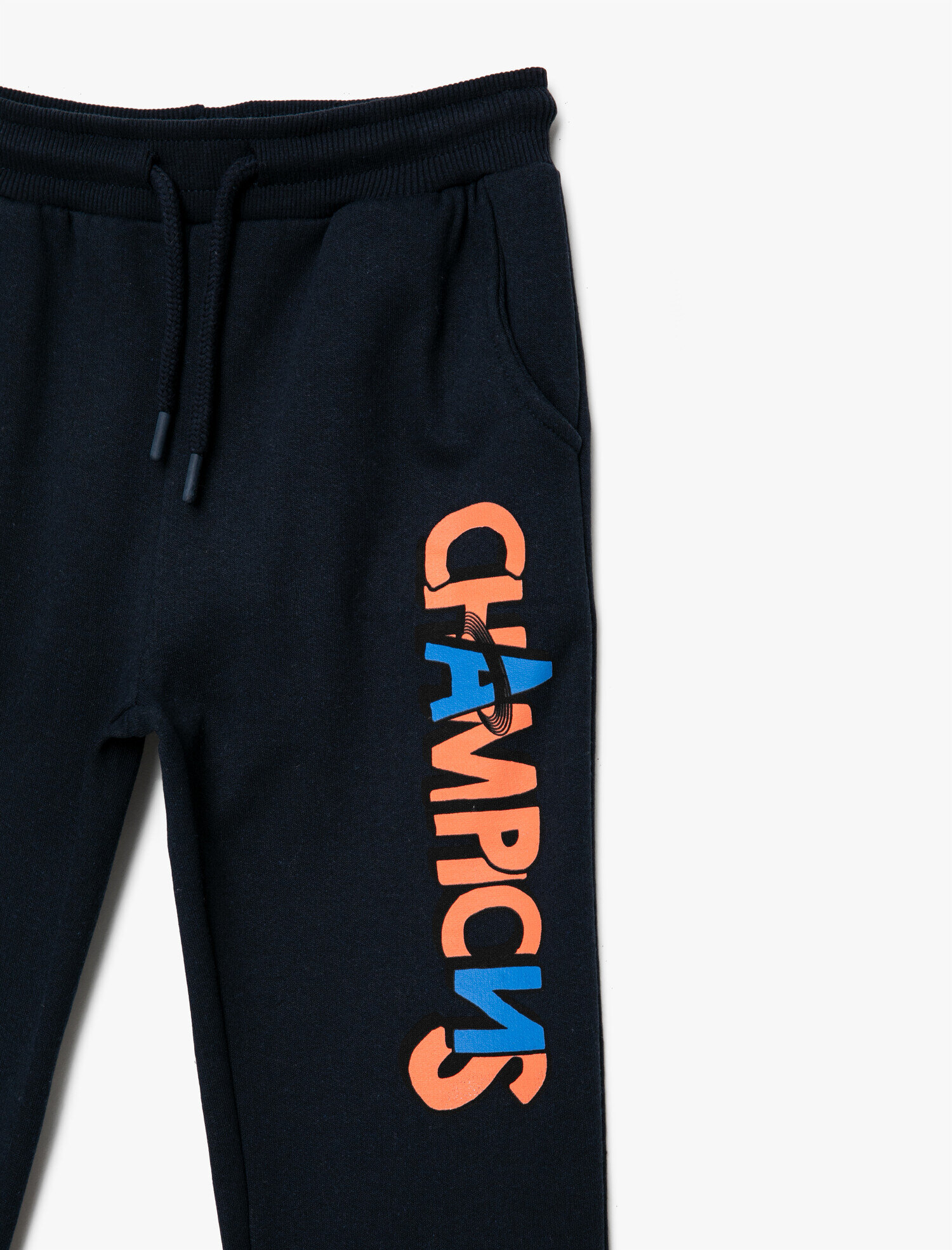  Erkek Çocuk Belden Bağlamalı Baskılı Jogger Eşofman Altı