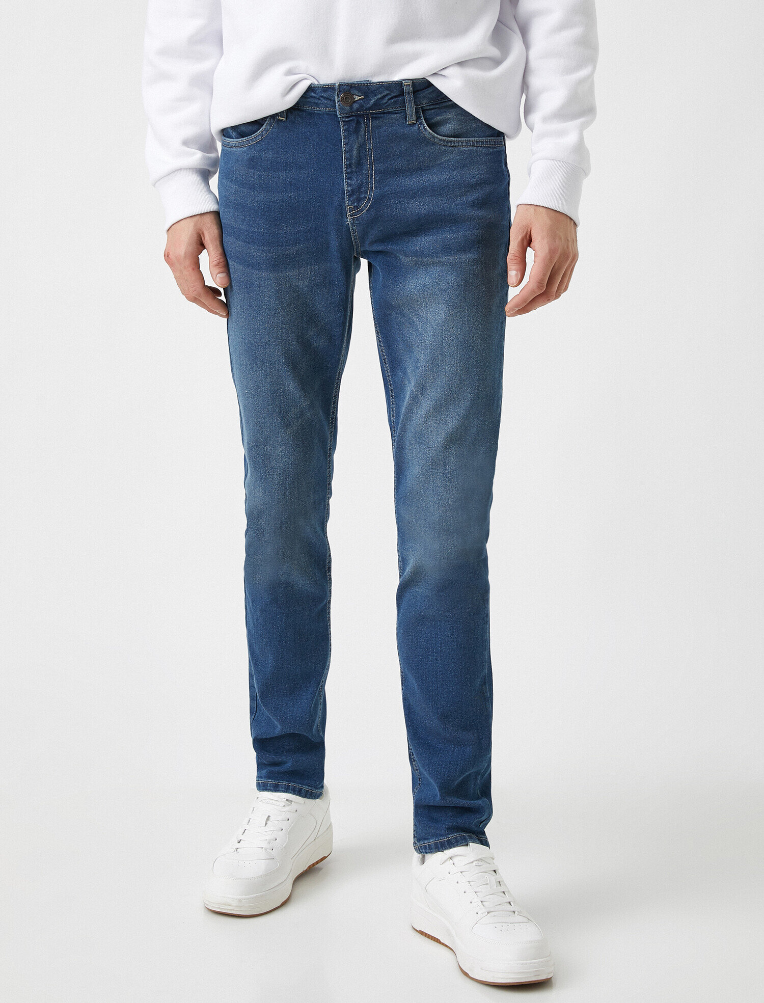 Slim Fit Kot Pantolon - Brad Jean