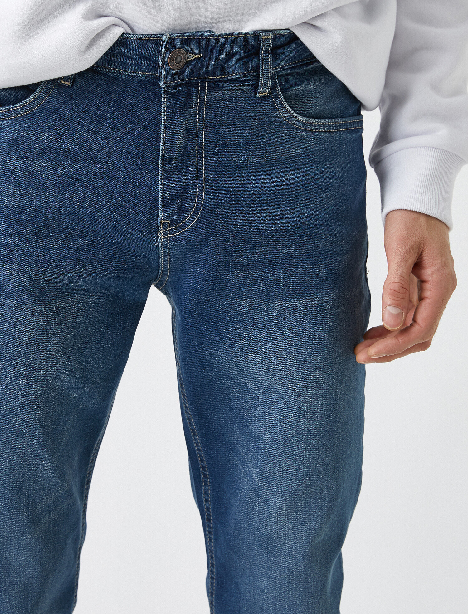 Slim Fit Kot Pantolon - Brad Jean