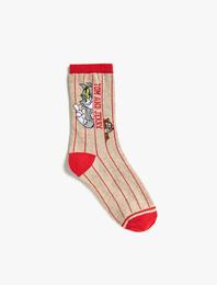 Tom Jerry Lisanslı Çorap