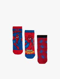 Spiderman Lisanslı Çorap Seti