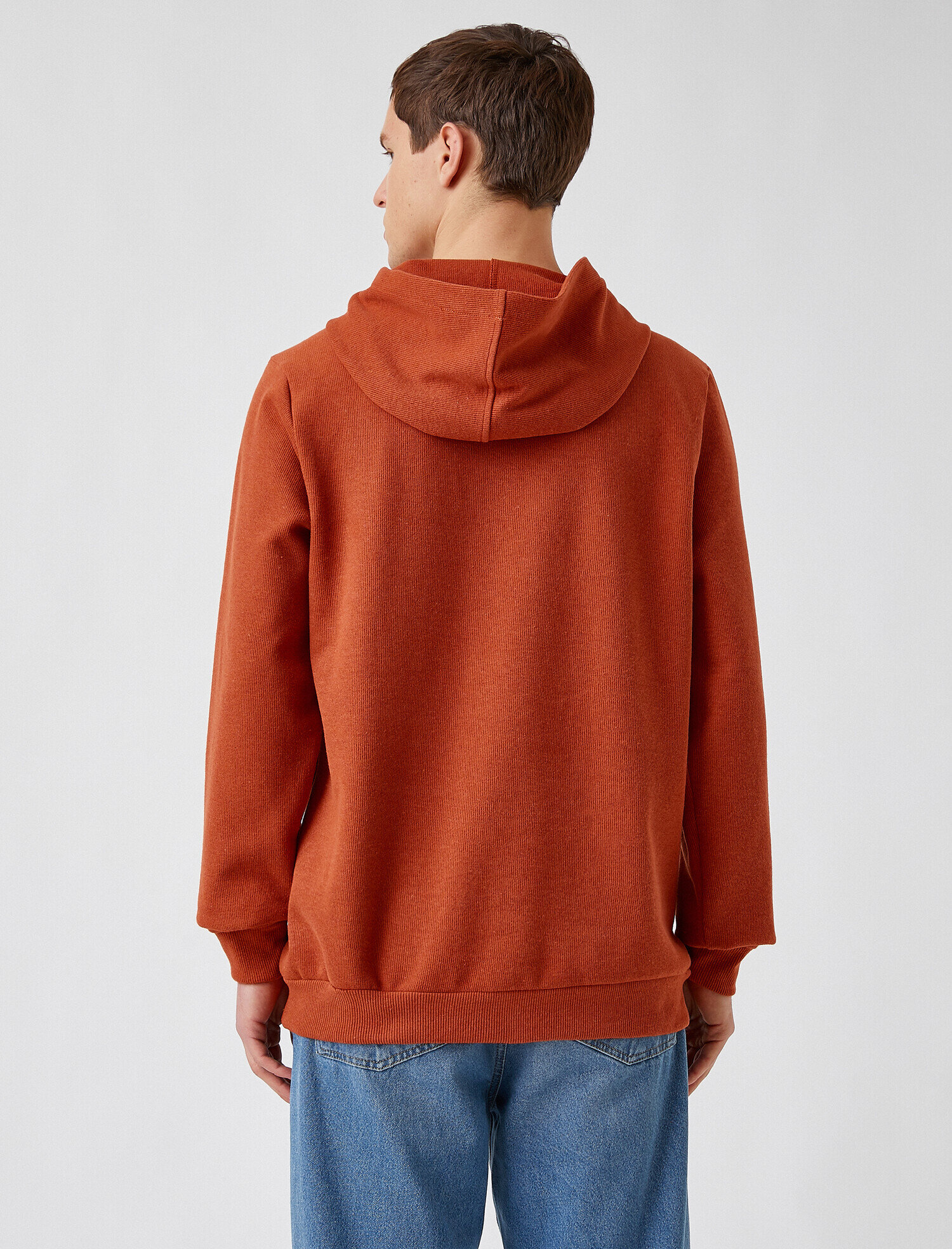   Fitilli Kapüşonlu Sweatshirt