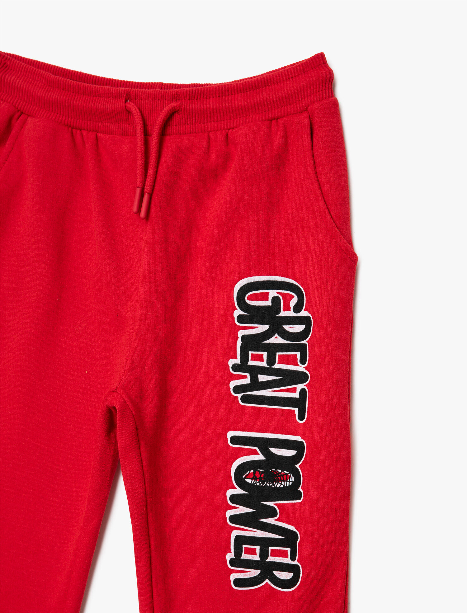 Erkek Çocuk Belden Bağlamalı Baskılı Jogger Eşofman Altı