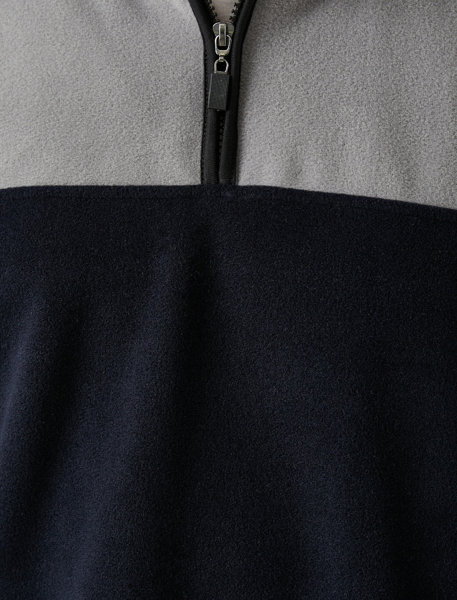   Yarım Fermuarlı Polar Sweatshirt