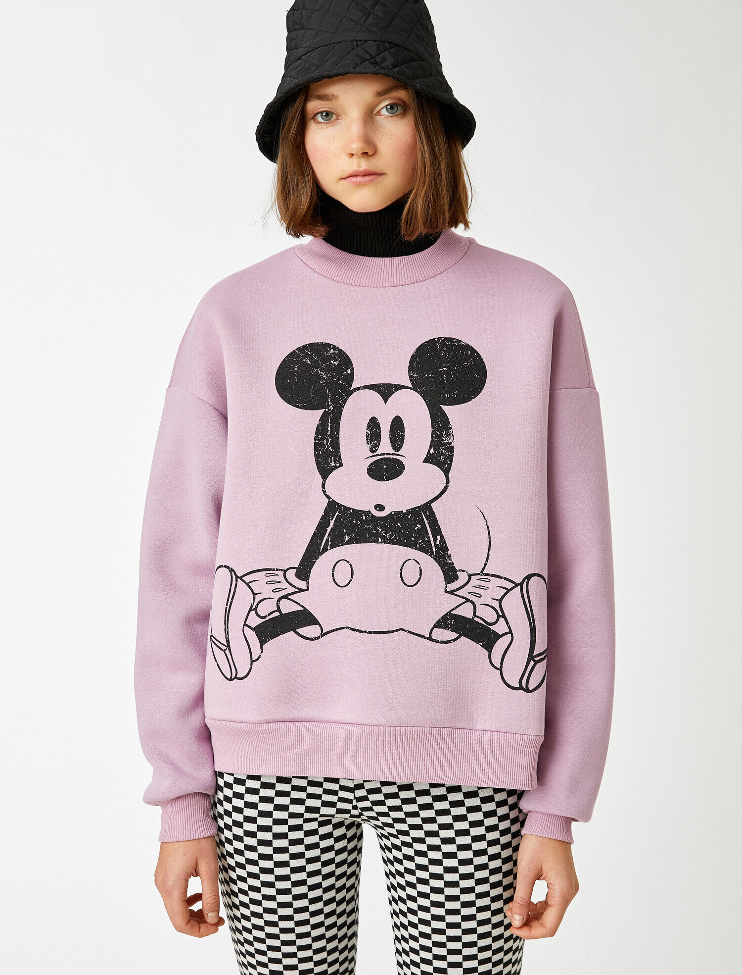   Disney Lisanslı Uzun Kollu Baskılı Sweatshirt