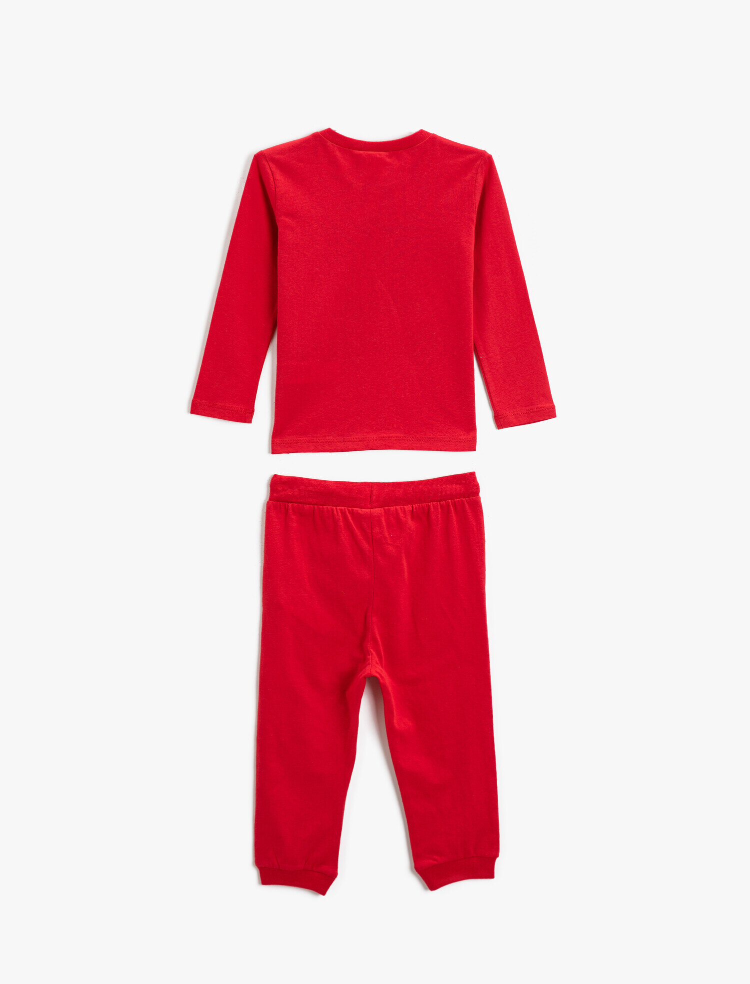  Erkek Bebek Pamuklu Eşofman Takımı Baskılı - Sweatshirt ve Eşofman Altı