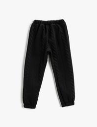 Basic Eşofman Altı Jogger Dokulu