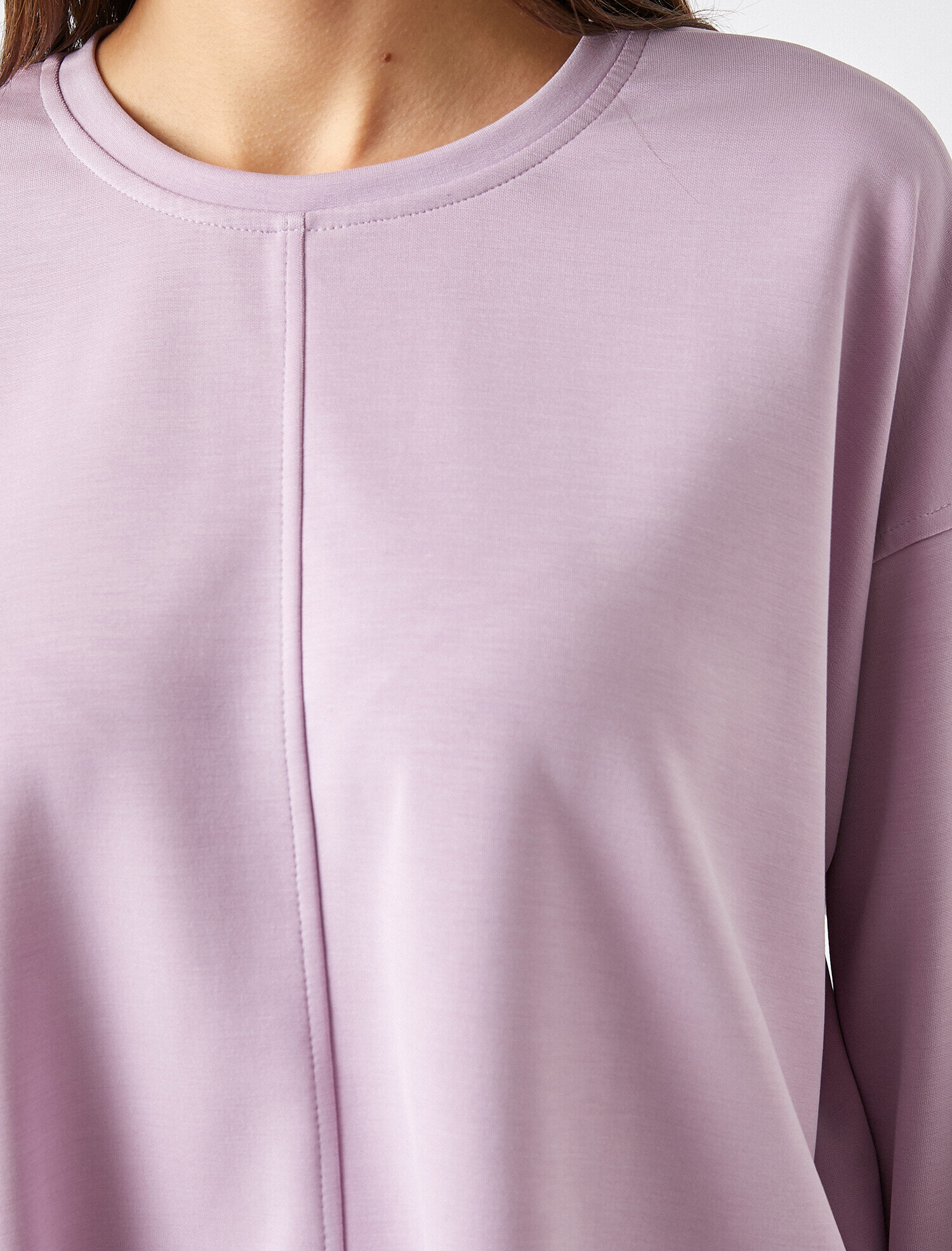 Bisiklet Yaka Sweatshirt