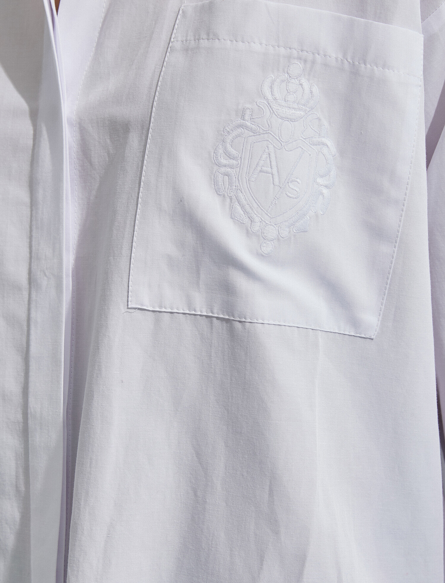   Cepli Uzun Kollu Oversize Gömlek