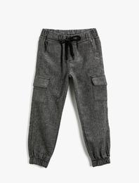 Jogger Kargo Pantolon Beli Bağlamalı
