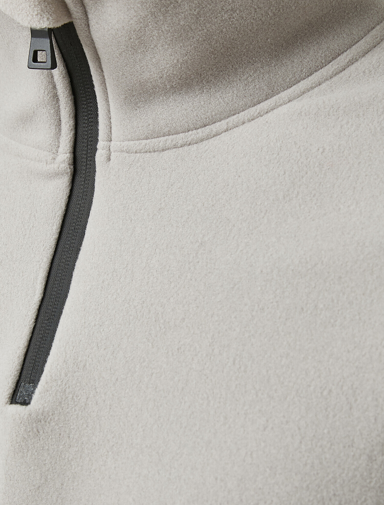   Yarım Fermuarlı Polar Sweatshirt