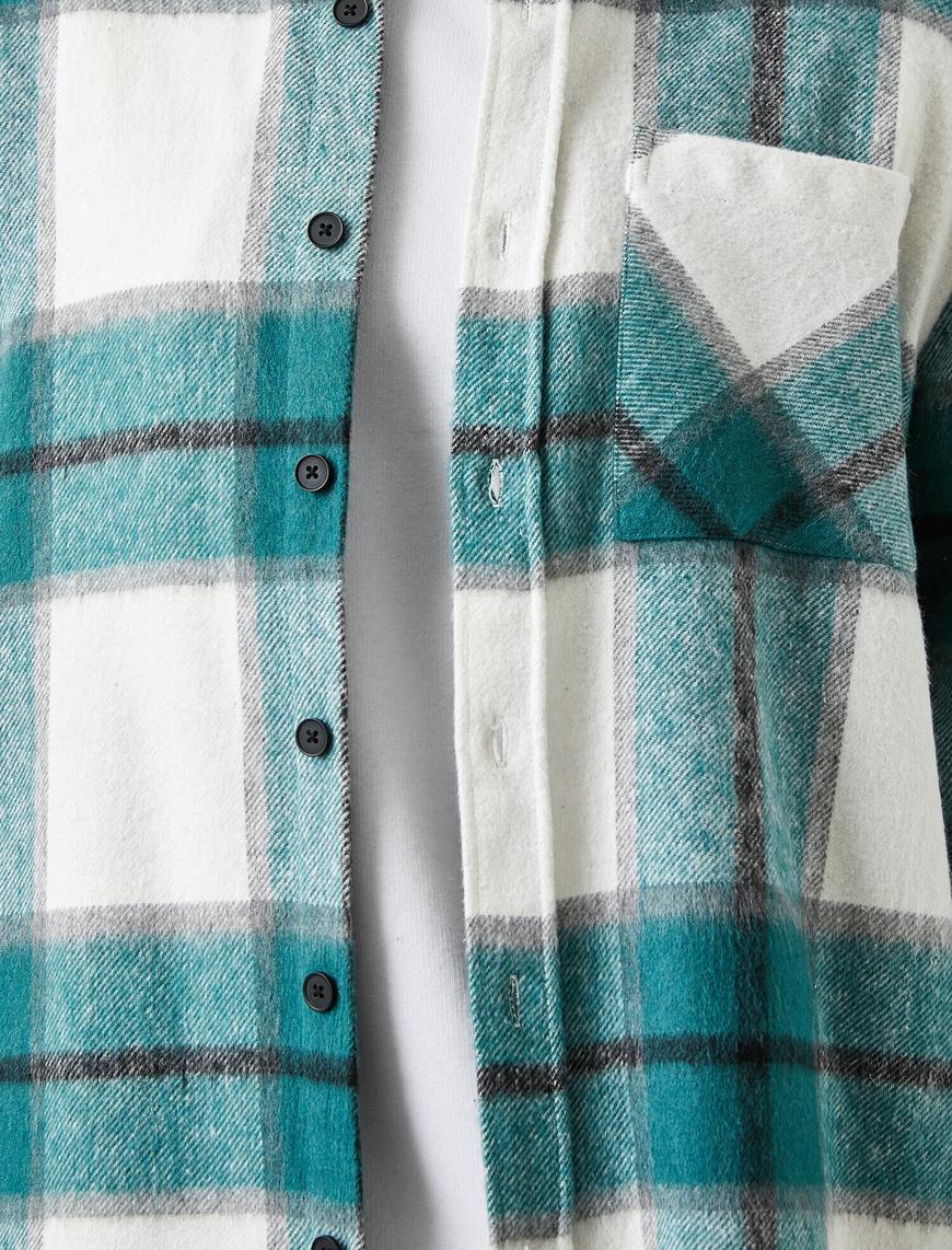   Oduncu Gömleği Uzun Kollu Klasik Yaka